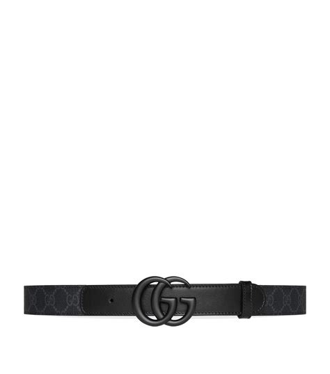 gucci double g belt black 75|Gucci belt double sided.